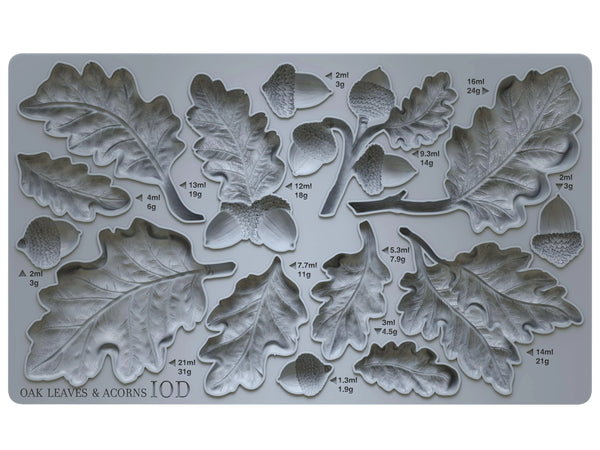 Oak Leaves & Acorns Mould