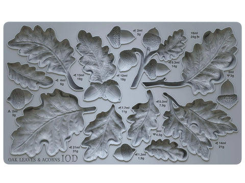 Oak Leaves & Acorns Mould