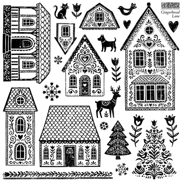 Gingerbread Lane Stamp