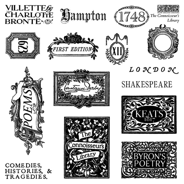 The Connoisseur's Library Stamp