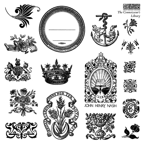 The Connoisseur's Library Stamp