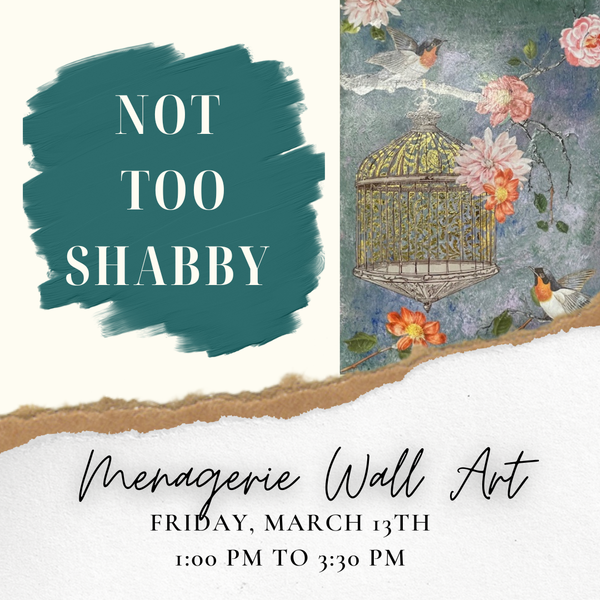 Menagerie Wall Art - Mar 13, 1-3:30 PM
