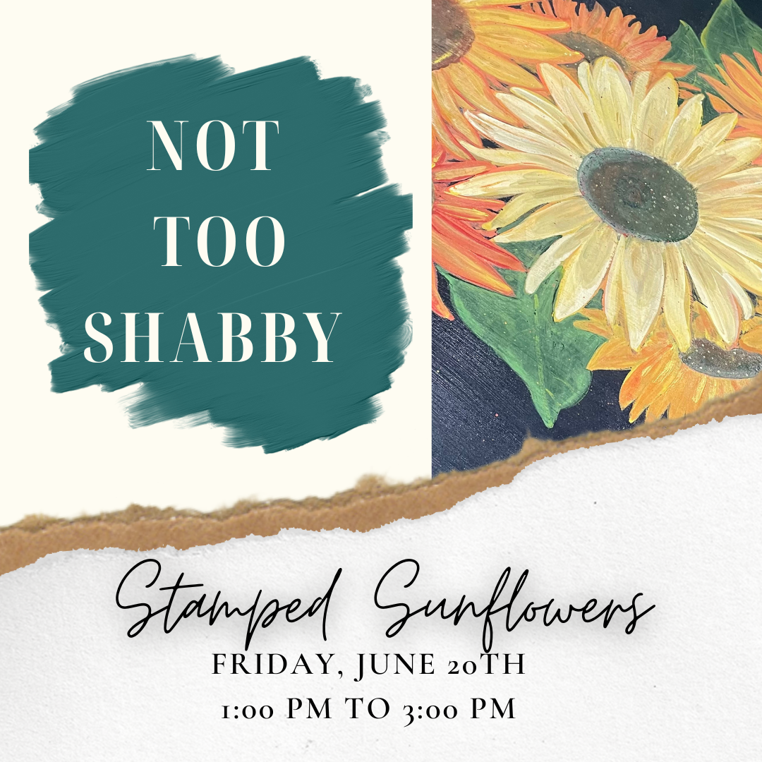 Stamped Sunflowers - Jun 20, 1-3 PM