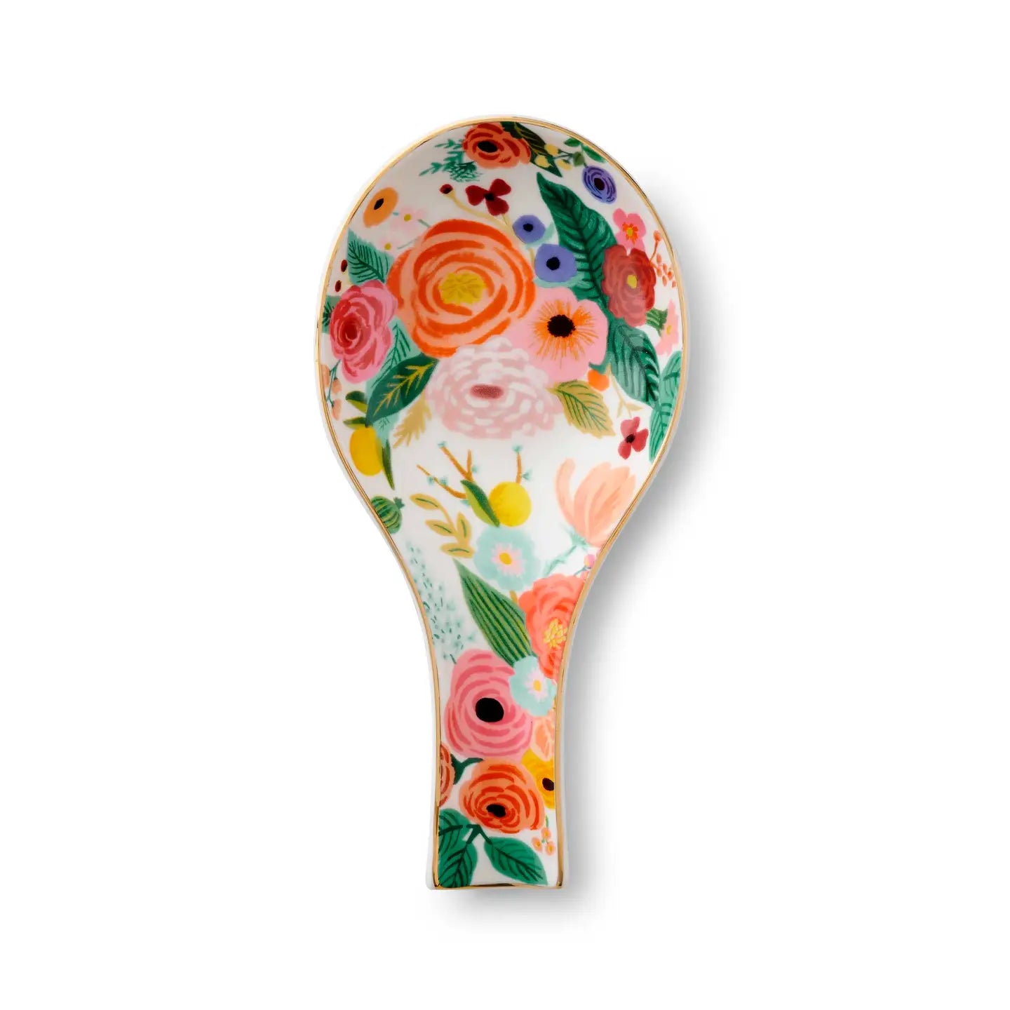 Garden Party Porcelain Spoon Rest