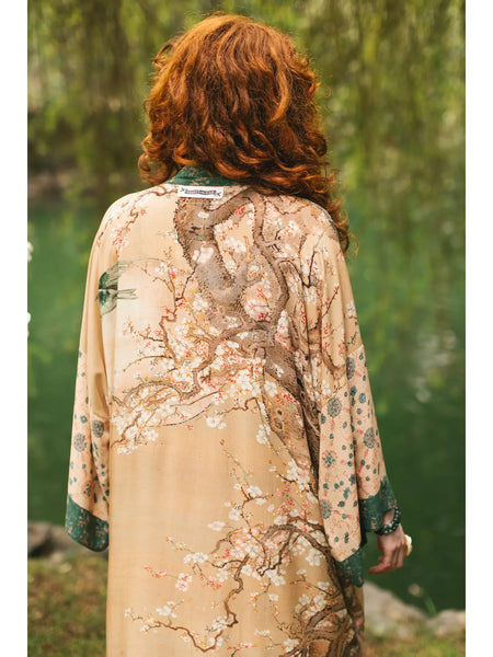 Fable Opera w/ Deer Moon & Blossom Duster Kimono Robe