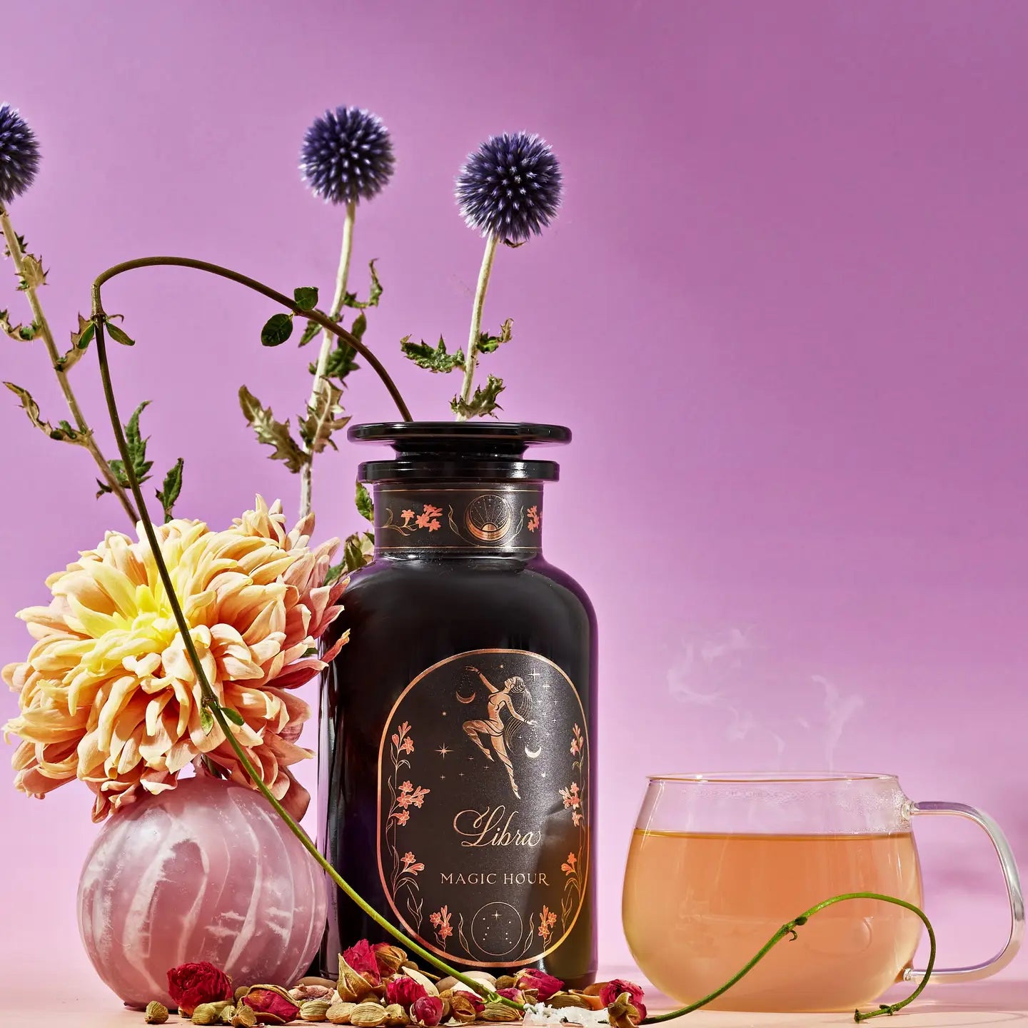 Libra: Pistachio-Rose Persian Love Cake Tea Sampler Pouch