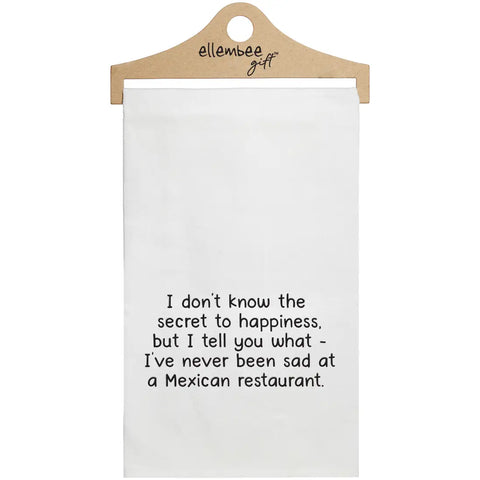 Secret to Happiness Tea Towel