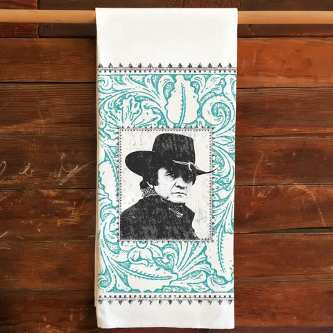 Johnny Cash Kitchen Tea Towel