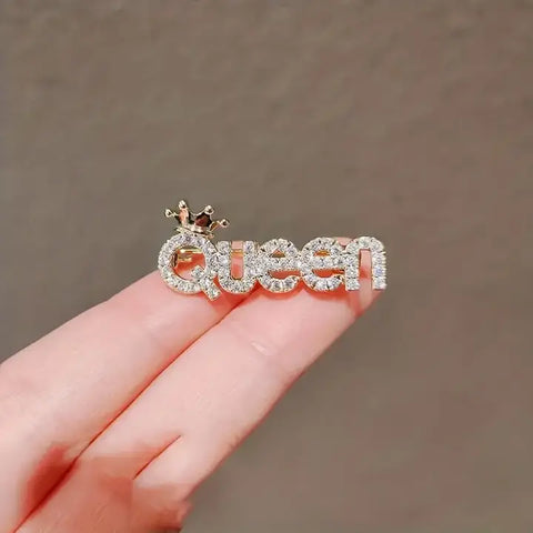 Vintage Queen Brooch