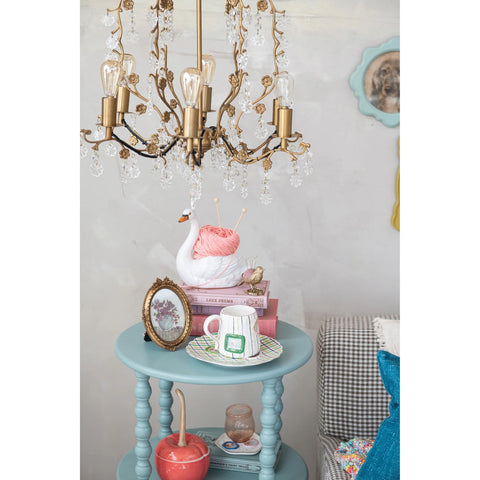 20" Heirloom Metal Chandelier