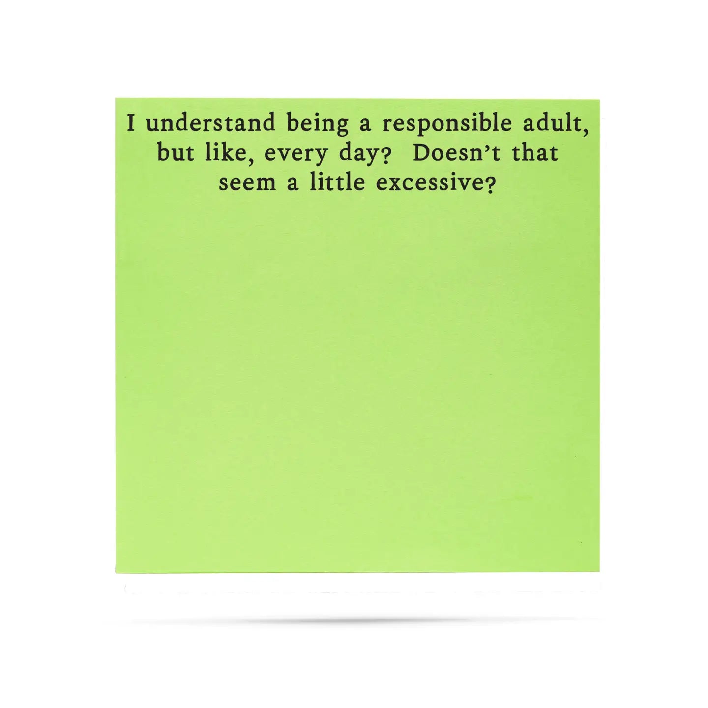 Responsible Adult Sticky Notes