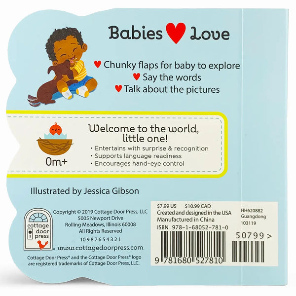 Babies Love Puppies Lift-A-Flap Board Book