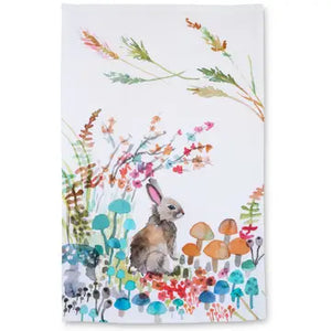 Woodland Bunny Tea Towel