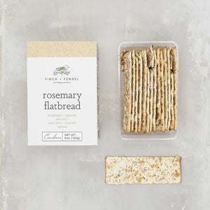 Finch & Fennel Rosemary Flatbread Crackers
