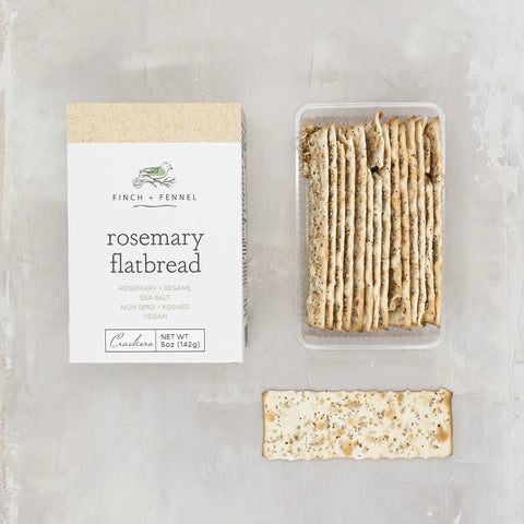 Finch & Fennel Rosemary Flatbread Crackers