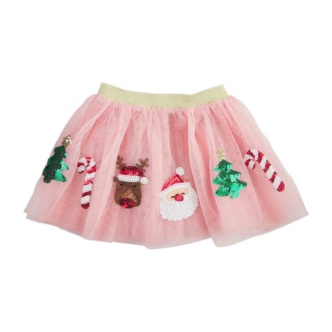 Pink Sequin Christmas Tutu