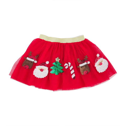 Red Sequin Christmas Tutu