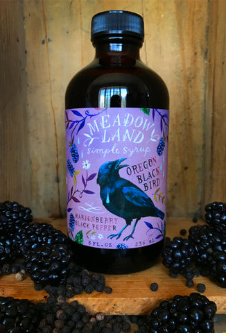 Oregon Black Bird Simple Syrup