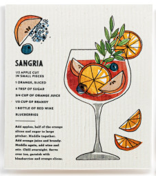 Sangria Biodegradable Dish Cloths