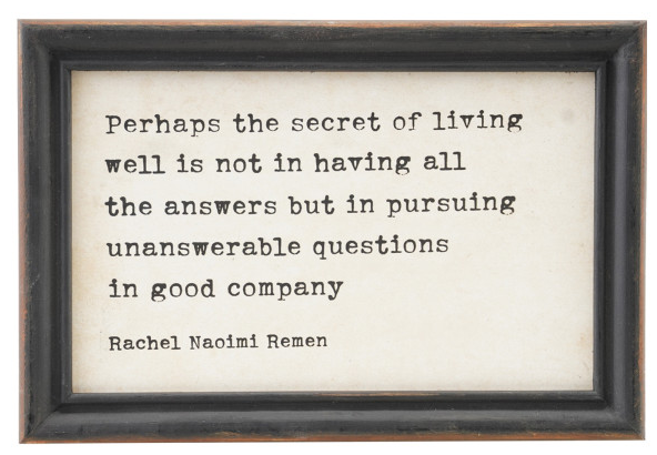 Famous Quote Wall Framed Sign