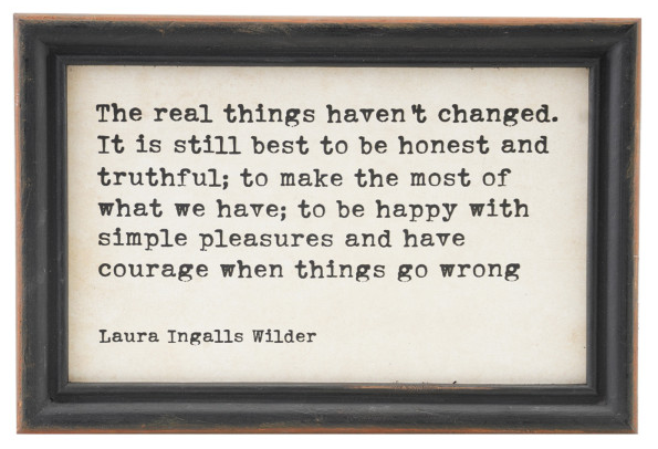 Famous Quote Wall Framed Sign