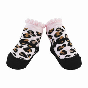 Black Leopard Socks