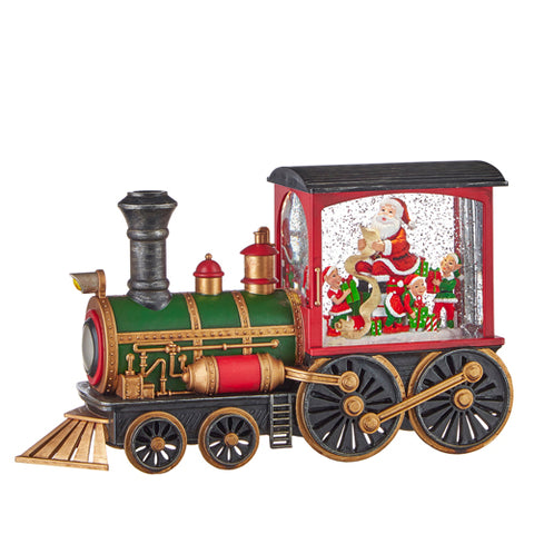 12.25" Santa Music Water Train Engine