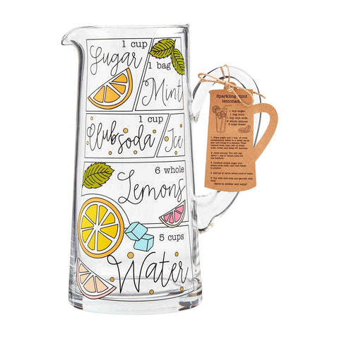 Mint Lemonade Recipe Pitcher