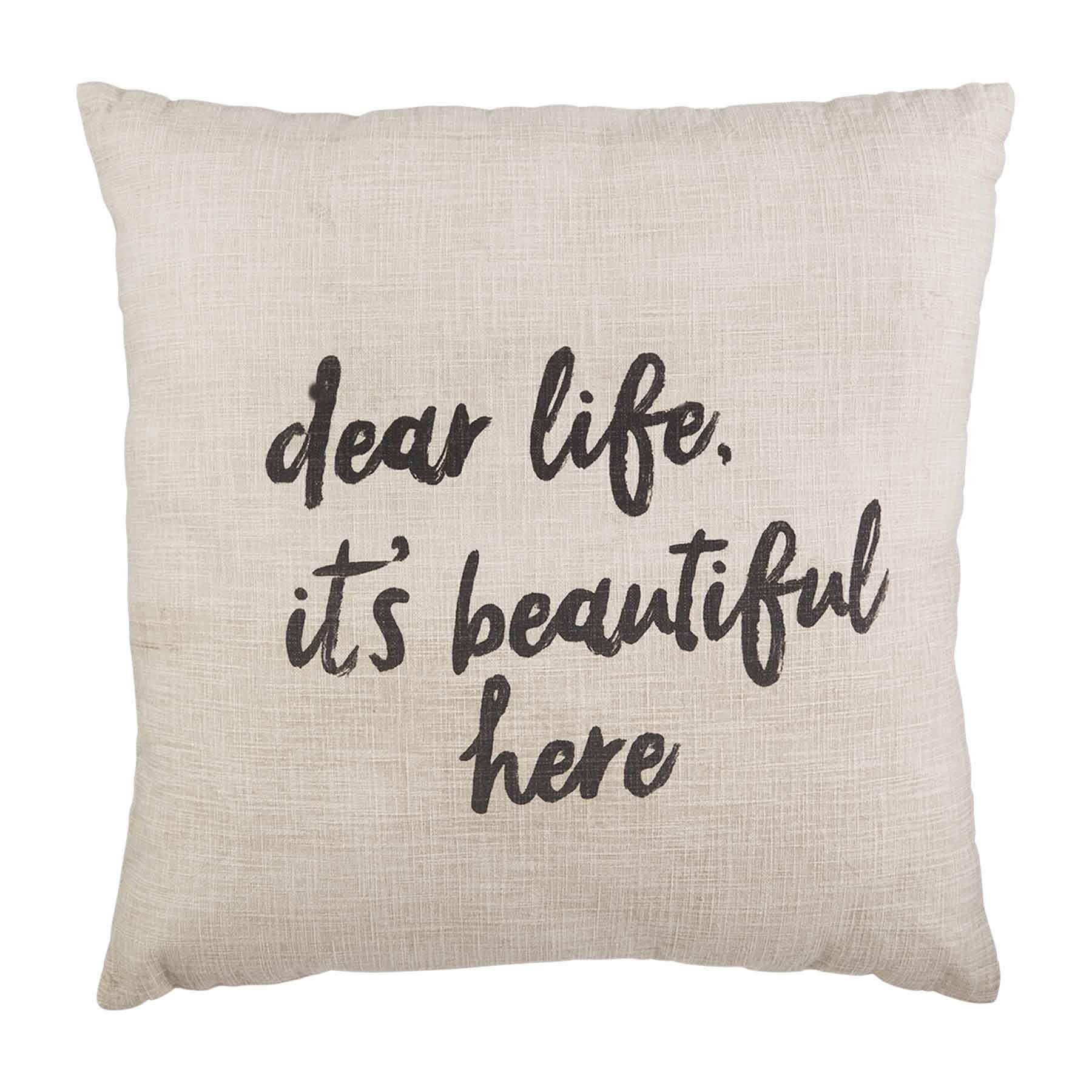 Dear Life Throw Pillow
