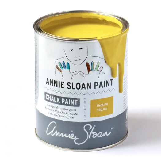 A litre of Chalk Paint® by Annie Sloan ™ in English Yellow