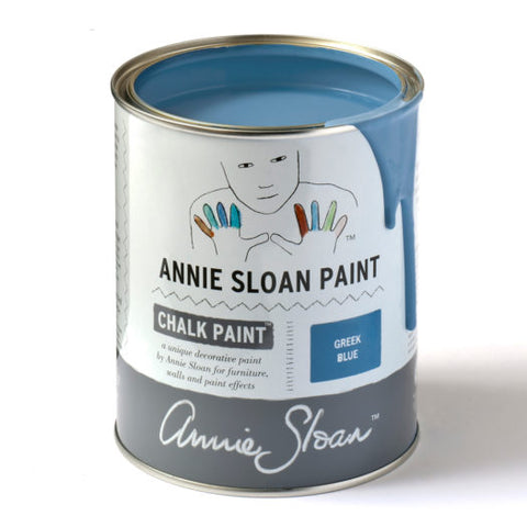 A litre of Chalk Paint® by Annie Sloan ™ in Greek Blue