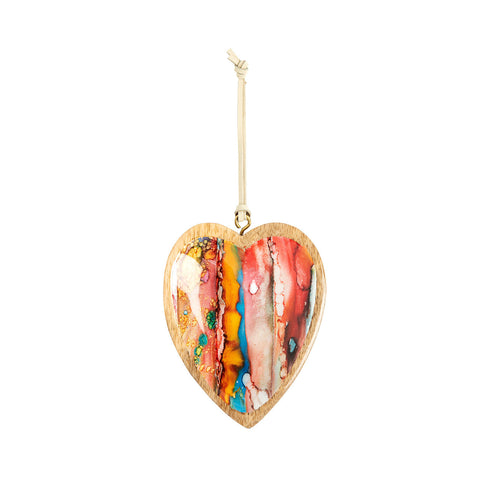 ArtLifting Heart Ornament - Lava Lamp