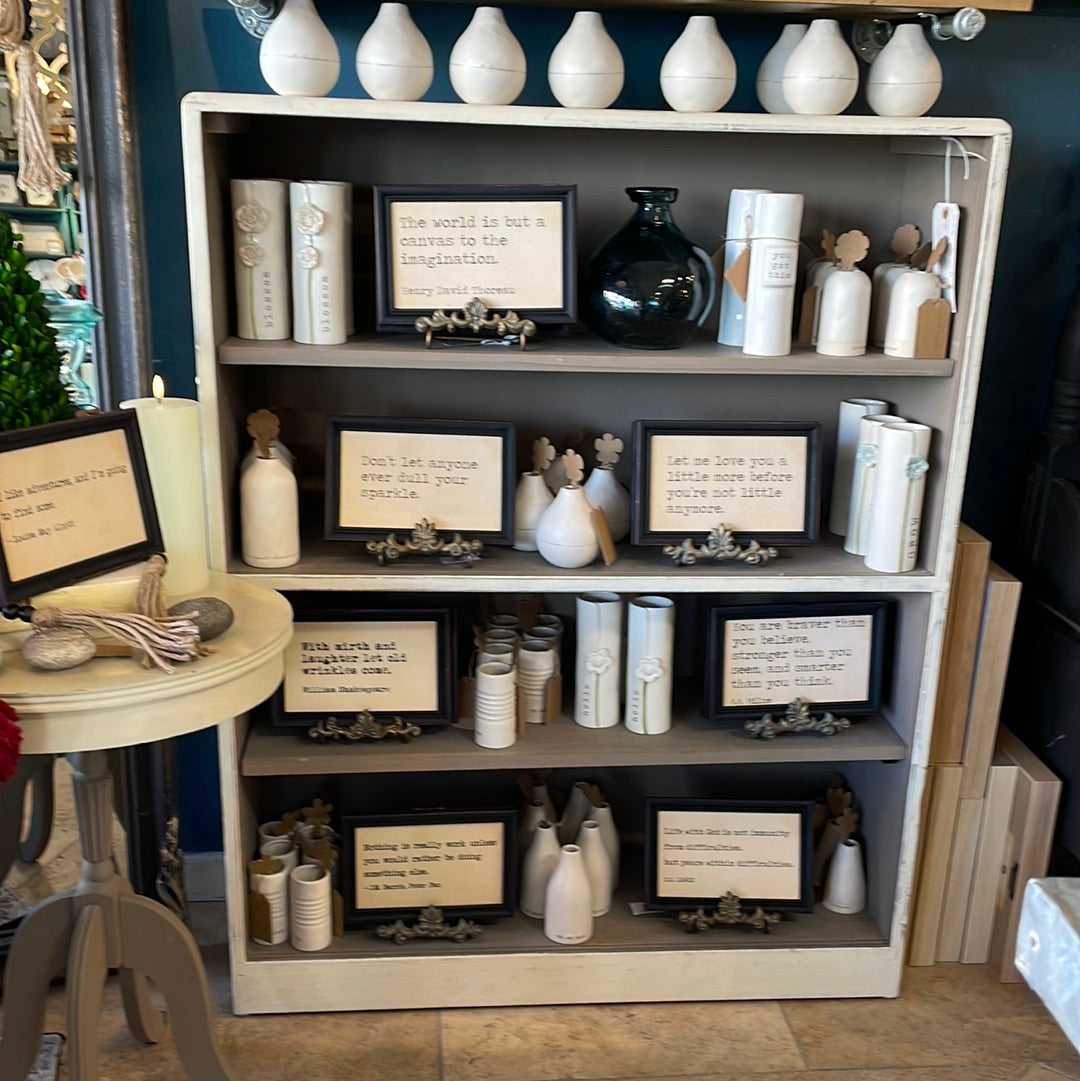 White Bookshelf
